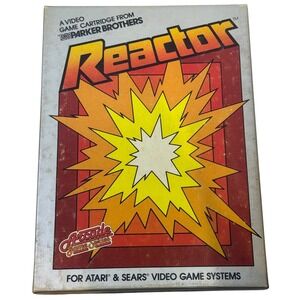 Reactor Atari 2600 Game‎ Boxed Complete Parker Brothers 1982 Vintage Tested